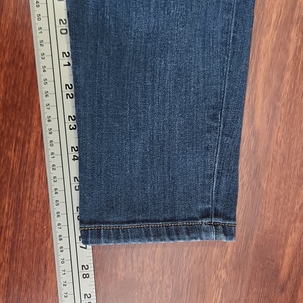 Sneak Peak Jeans Size 5 Boyfriend Distress Cut Out Fray Knees - Picture 9 of 10